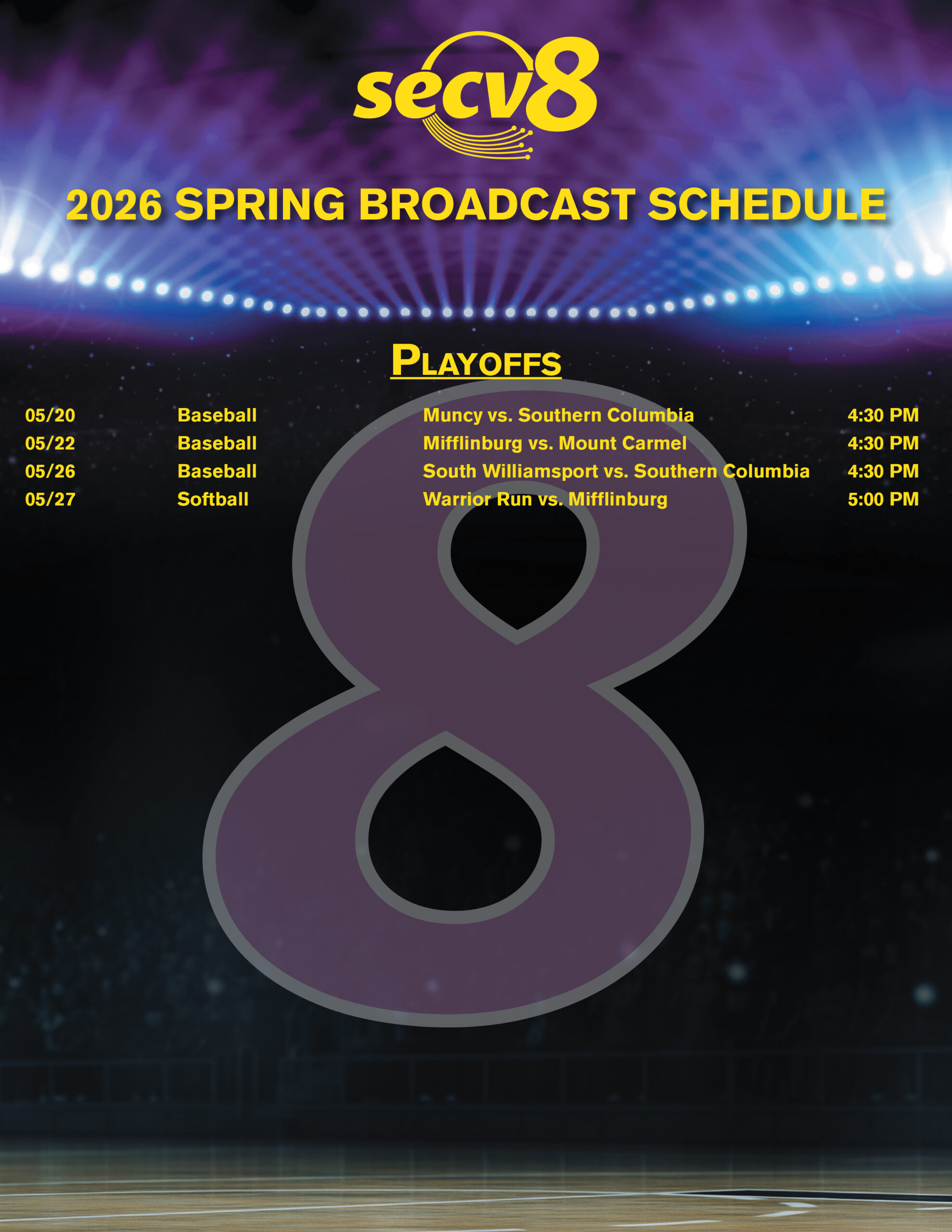 Broadcast Schedule Template 2026 Spring Broadcast Schedule Change 8